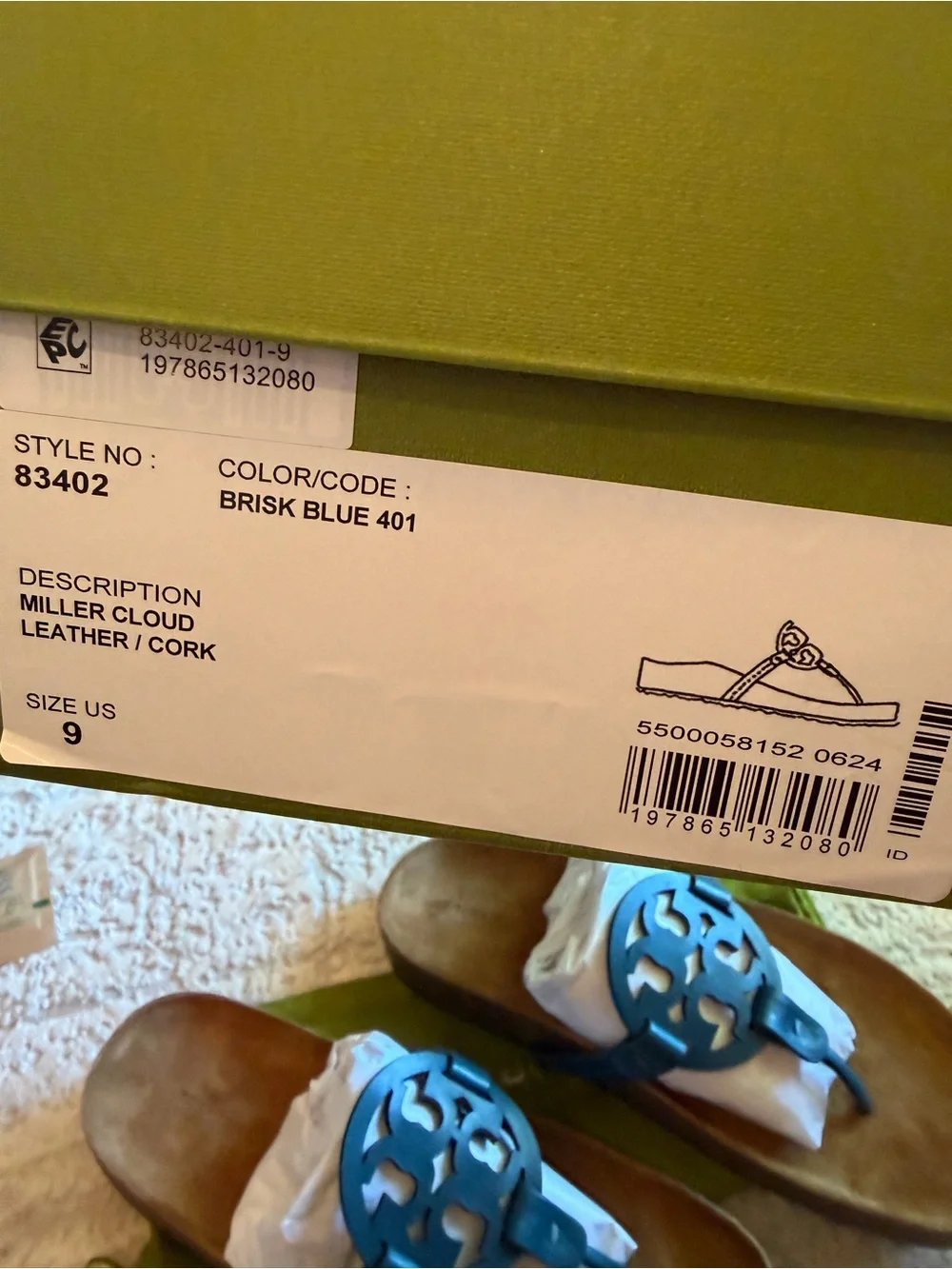 Tory Burch Miller Cloud Sandals
